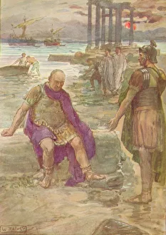 Macgregor Gallery: Gaius Marius sitting in exile among the ruins of Carthage, c1912 (1912). Artist: William Rainey