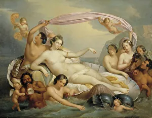 Galatea Prints: Galatea's Triumph, 1840-1849. Creator: Berndt Godenhjelm