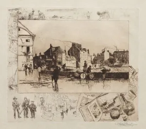 A Gale at Fecamp (Normandie), 1886. Creator: Stephen Parrish (American, 1846-1938)