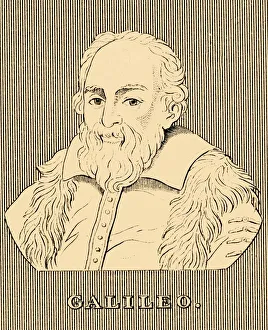 Engineer Prints: Galileo, (1564-1642), 1830. Creator: Unknown