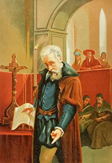 Crucifix Prints: Galileo Galilei, (1564-1642), Italian astronomer