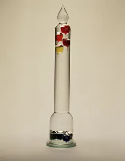 Galileos thermometer, 1592. Artist: Galileo Galilei