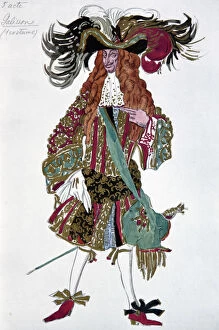 Russian Art Critics Collection: Galisson. Costume design for the ballet Sleeping Beauty by P. Tchaikovsky, 1921