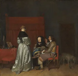 Beau Prints: Gallant Conversation, Known as The Paternal Admonition