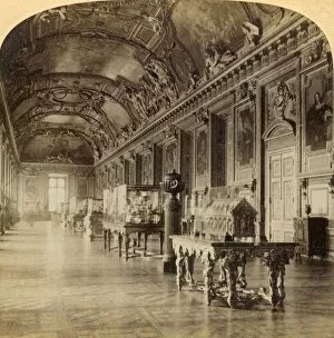 Underwood Gallery: Gallery of Apollon, in the Louvre, Paris, France, 1894. Creator: Bert Underwood