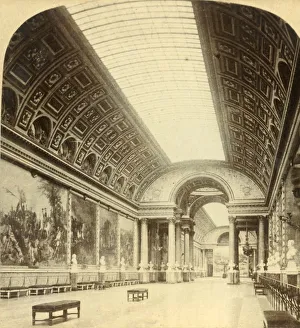 Skylight Prints: Gallery of Battles, Versailles, c1900. Creator: Underwood & Underwood