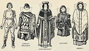 The Gallery of British Costume: The Dress of Danes & Later Anglo-Saxons, c1934