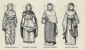 The Gallery of British Costume: The Dress of Danes & Later Anglo-Saxons, c1934