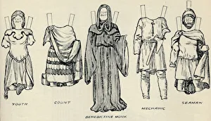The Gallery of British Costume: The Dress People Wore in Norman Times, c1934