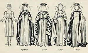 The Gallery of British Costume: How The English Dressed in King Johns Time, c1934