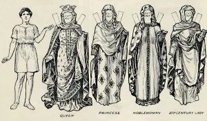 The Gallery of British Costume: How The People Dressed in Anglo-Saxon Times, c1934