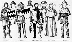 The Gallery of Costume: Dresses Worn in the Last Years of Edward IIIs Reign, c1934