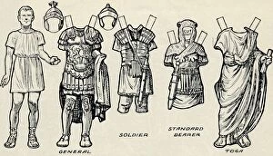 The Gallery of Historic Costume: What The Britons and Romans Used To Wear, c1934