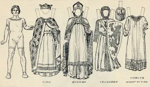 The Gallery of Historic Costume: The Dresses Worn in the Days of Richard I, c1934