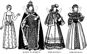 The Gallery of Historic Costume: Some of the Dresses Worn in Elizabeths Reign, c1934