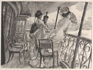 James Tissot Collection: The Gallery of H.M.S. Calcutta (Souvenir of a Ball on Shipboard) (La galerie du '