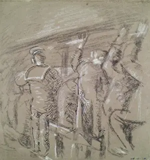 1899 Prints: Gallery of the Old Mogul, c1899. Creator: Walter Richard Sickert