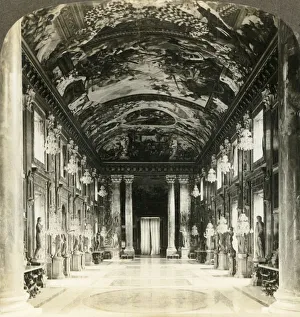 Commemorative Prints: Gallery in palace of the Colonna family, Rome, c1909. Creator: Unknown