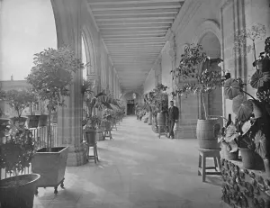 Cromwell Prints: Gallery of the School of LA Paz (Vizeainas), City of Mexico, c1897. Creator: Unknown