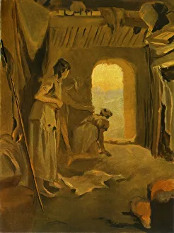 Gallic Women at the Time of the Roman Invasion , 1900. Creator: Unknown Gallic Women at the Time of the Roman Invasion , 1900. Creator: Unknown