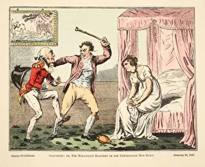 Rhyme Prints: Galvanism; or the Miraculous Recovery of the Unfortnate Miss Baily, 1807