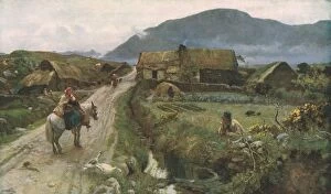Peasants Collection: Galway Gossips, c1887, (c1930). Creator: Sir Ernest Albert Waterlow