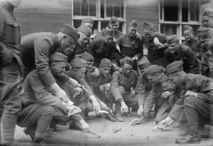 Dice Prints: Gambling, between c1915 and c1920. Creator: Bain News Service