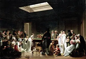 Class Prints: Game of Billiards, 1807. Creator: Louis Leopold Boilly