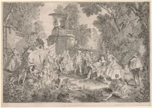 The Game of Blind Mans Bluff, 1739. Creator: Charles-Nicolas Cochin (French, 1715-1790)