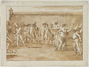 The Game of Bowls, 1790s. Creator: Giovanni Domenico Tiepolo (Italian, 1727-1804)