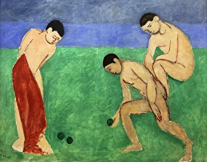Henri Mile Benot Prints: Game of Bowls, 1908. Creator: Henri Matisse. Game of Bowls, 1908. Creator: Henri Matisse