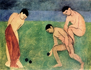 Henri Mile Benot Prints: A Game of Bowls, 1908. Creator: Henri Matisse