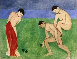 Henri Mile Benot Prints: Game of Bowls, 1908. Creator: Henri Matisse