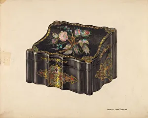 Game Box (For Poker Chips), c. 1939. Creator: Francis Law Durand Game Box (For Poker Chips), c. 1939. Creator: Francis Law Durand