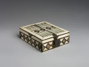 Backgammon Prints: Game Box, Italian, 14th century. Creator: Unknown