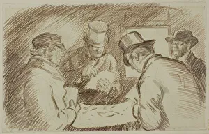 Keene Charles Samuel Prints: A Game of Cards, 1870 / 91. Creator: Charles Samuel Keene
