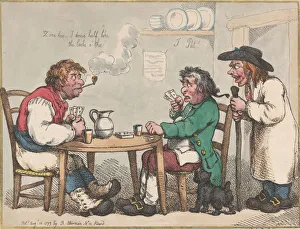 Images Dated 30th April 2020: A Game at Put in a Country Alehouse, August 10, 1799. August 10, 1799