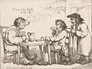 Images Dated 30th April 2020: A Game at Put in a Country Alehouse, August 10, 1810. August 10, 1810