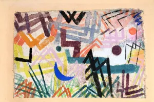 1917 Prints: Game of the forces of Lech Landscape, 1917. Creator: Klee, Paul (1879-1940)
