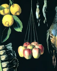Prado Prints: Game, fruits and vegetables, 1602, detail. Work by Juan Sanchez Cotan