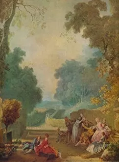 Masterpieces Of Painting Gallery: A Game of Hot Cockles, c1775-1780. Artist: Jean-Honore Fragonard