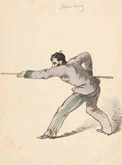 Friedrich Carl Von Prints: In game I. 1850-1860. Creator: Friedrich Carl von Scheidlin