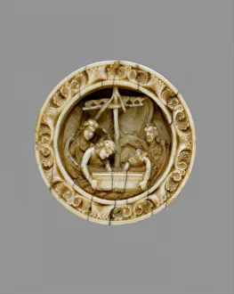 Cologne Prints: Game Piece with a Scene from the Life of Apollonius of Tyre, German, ca. 1170