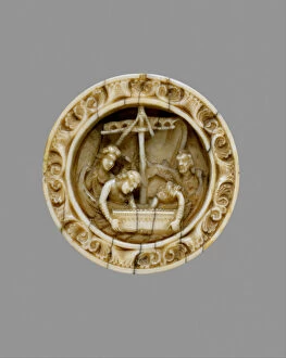 Game Piece with a Scene from the Life of Apollonius of Tyre, German, ca. 1170
