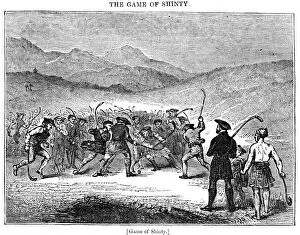 Highlander Gallery: The Game of Shinty, 18th or 19th century