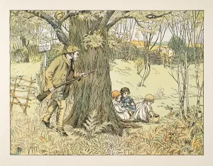The Gamekeeper, from Four and Twenty Toilers, pub. 1900 (colour lithograph) The Gamekeeper, from Four and Twenty Toilers, pub. 1900 (colour lithograph)
