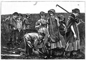 Gang system of child labour, c1885