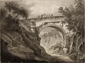 Steep Prints: Gannachie Bridge (near Edzell, Angus), c1800s. Creator: James Fittler