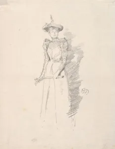 Gants de Suede, 1890. Creator: James McNeill Whistler (American, 1834-1903)