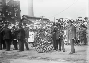 Union Prints: G.A.R. Parade, 1910. Creator: Bain News Service